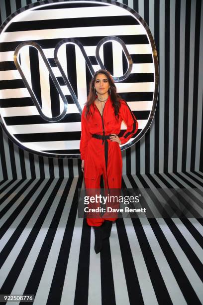 Kim Turnbull attends the Brits Awards 2018 After Party hosted by Warner Music Group, Ciroc and British GQ at Freemasons Hall on February 21, 2018 in...