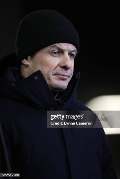 Austin Healey during the Aviva Premiership match between Sale Sharks and Saracens at AJ Bell Stadium on February 16, 2018 in Salford, England.