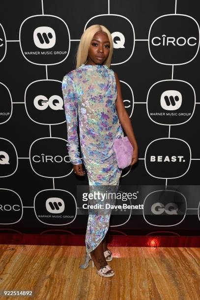 Siobhan Bell attends the Brits Awards 2018 After Party hosted by Warner Music Group, Ciroc and British GQ at Freemasons Hall on February 21, 2018 in...