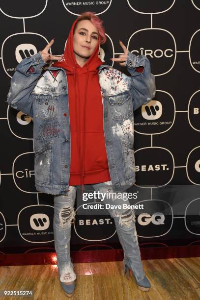 Noomi Rapace attends the Warner Music & CIROC BRIT Awards 2018 after-party at Freemasons Hall on February 21, 2018 in London, England.