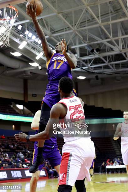Archie Goodwin of the Northern Arizona Suns shoots the ball against Memphis Hustle during an NBA G-League game on February 21, 2018 at Landers Center...