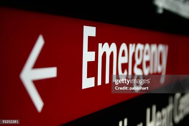 emergency sign - emergency stock pictures, royalty-free photos & images