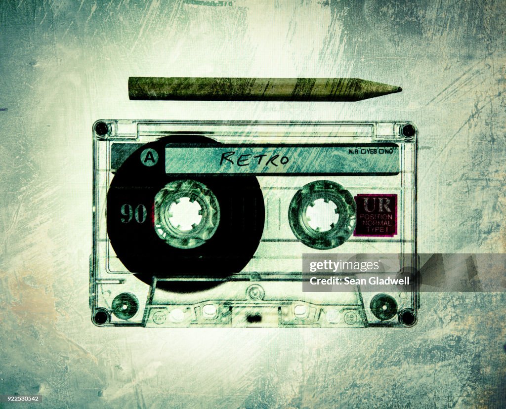 Vintage grunge cassette