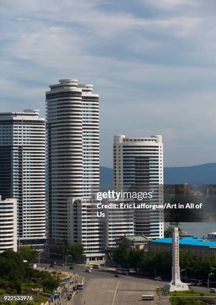 Modern Building Pyongyang Pyongyang Skyline Photos and Premium High Res Pictures - Getty Images