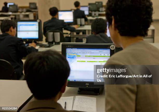 Korean Man Using Computer 417 North Korea Computer Stock Photos, High-Res Pictures, and Images ...