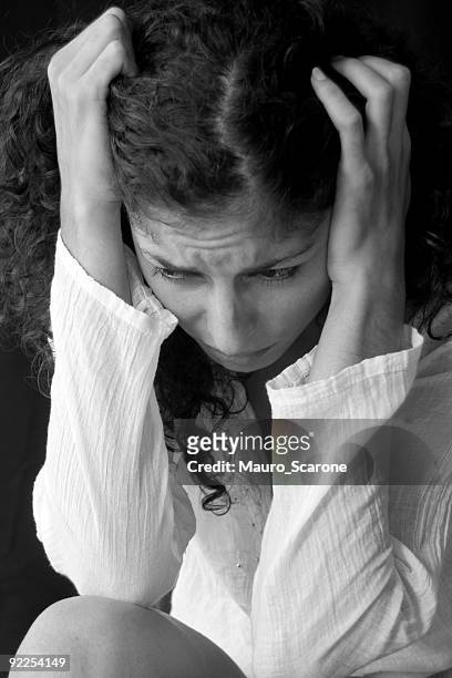 sad abused woman. - ugly people crying stock pictures, royalty-free photos & images