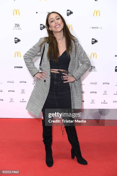Melissa Khalaj attends the 99Fire-Films-Award on February 21, 2018 in Berlin, Germany.