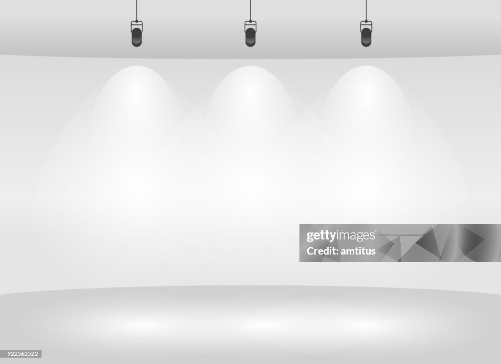 Studio backdrop mockup