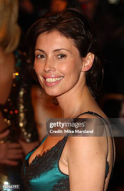 Jane March attends the UK Premiere of 'Dead Man Running' at Odeon Leicester Square on October 22, 2009 in London, England.