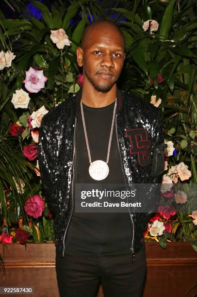 Giggs attends the Universal Music BRIT Awards After-Party 2018 hosted by Soho House and Bacardi at The Ned on February 21, 2018 in London, England.