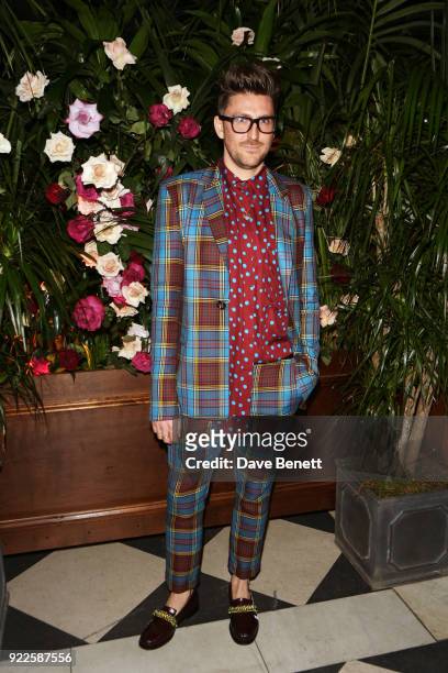 Henry Holland attends the Universal Music BRIT Awards After-Party 2018 hosted by Soho House and Bacardi at The Ned on February 21, 2018 in London,...