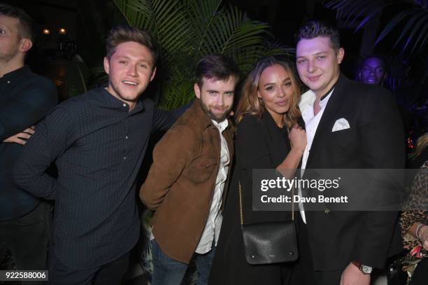 Niall Horan John Newman and guests attend the Universal Music BRIT Awards After-Party 2018 hosted by Soho House and Bacardi at The Ned on February...