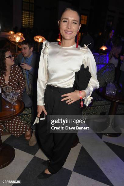 Jessie Ware attends the Universal Music BRIT Awards After-Party 2018 hosted by Soho House and Bacardi at The Ned on February 21, 2018 in London,...