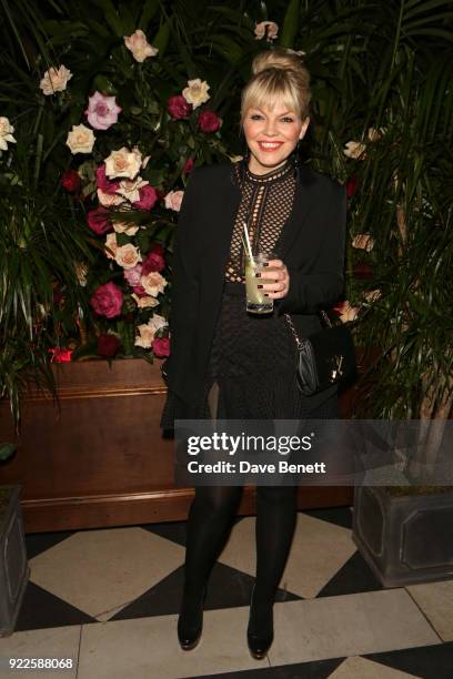 Zoe Ball attends the Universal Music BRIT Awards After-Party 2018 hosted by Soho House and Bacardi at The Ned on February 21, 2018 in London, England.