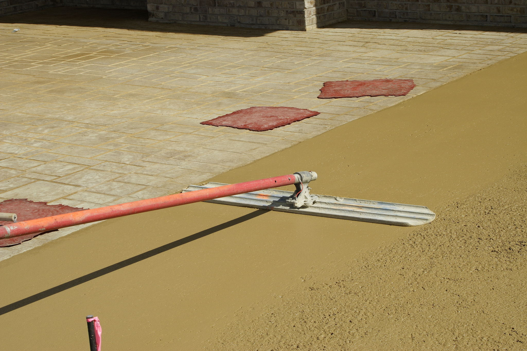 stamped concrete patio