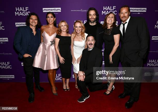 Luke Arnold, Stephanie Beatriz, Angela Kinsey, Heather Graham, Thomas Lennon, Chris D'Elia, Molly Shannon, and Jason Lewis attend the premiere of...