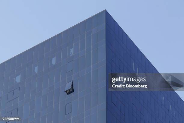 The Trump Towers Pune complex, developed by Panchshil Corp Park Pvt., stands in Pune, Maharashtra, India, on Wednesday, Feb. 21, 2018. Donald Trump...