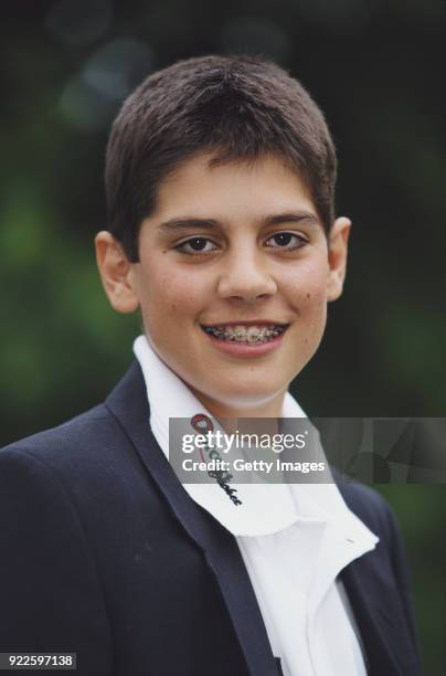Cricketer Alastair Cook pictured at the Costcutter Cricket Challenge at Windsor on June 2, 2000 in Windsor, England.