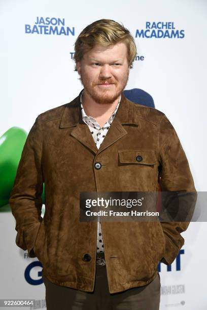 Jesse Plemons attends the premiere of New Line Cinema and Warner Bros. Pictures' "Game Night" at TCL Chinese Theatre on February 21, 2018 in...