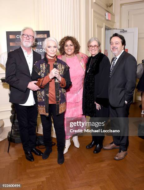 Executive Producer Gary Goetzman, actress Ellen Burstyn, actress, playwright and executive producer Anna Deavere Smith, director Kristi Zea, and HBO...