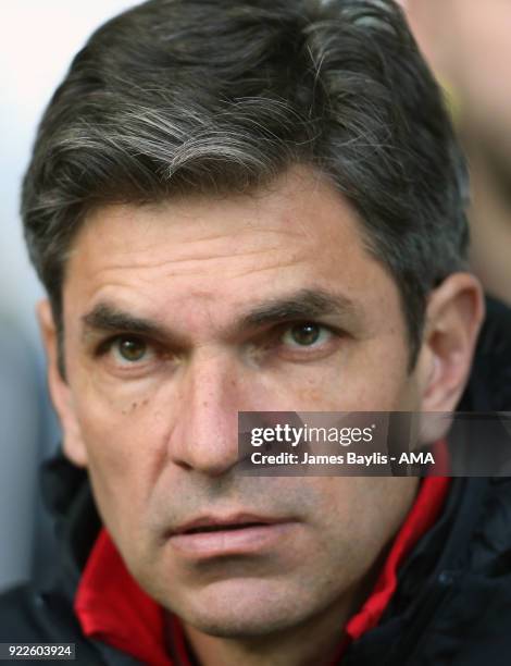 Mauricio Pellegrino the head coach / manager of Southampton during The Emirates FA Cup Fifth Round match between West Bromwich Albion and Chelsea at...