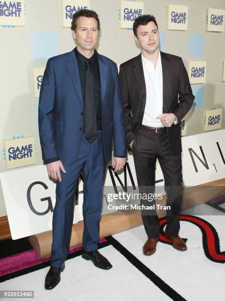 John Francis Daley and Jonathan Goldstein arrive to New Line Cinema and Warner Bros. Pictures' "Game Night" Premiere held at TCL Chinese Theatre on...