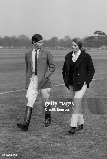 Prince Charles and Princess Anne at Windsor Great Park, UK, 15th April 1968.