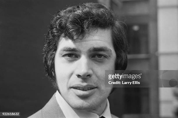 British pop singer Engelbert Humperdinck, UK, 9th April 1968.