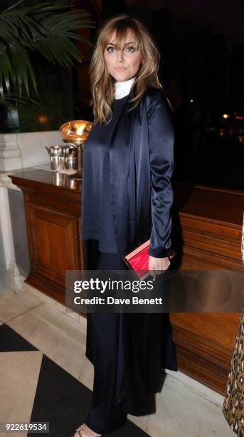 Sophie Dahl attends the Universal Music BRIT Awards After-Party 2018 hosted by Soho House and Bacardi at The Ned on February 21, 2018 in London,...