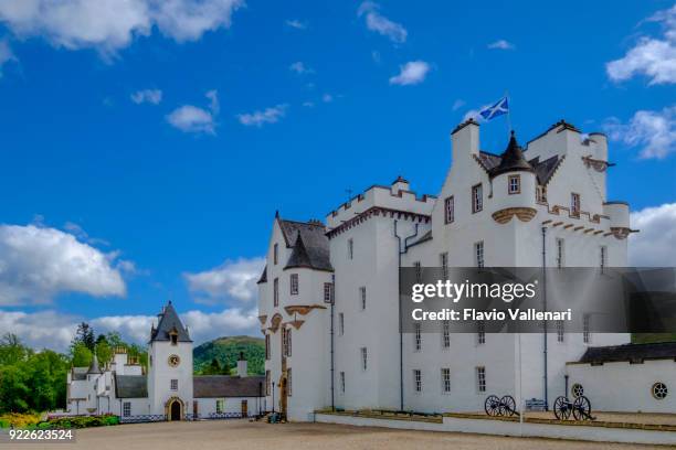 blair castle, scotland - blair atholl castle stock pictures, royalty-free photos & images