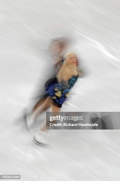 Penny Coomes and Nicholas Buckland of Great Britain compete in the Figure Skating Ice Dance Free Dance on day eleven of the PyeongChang 2018 Winter...