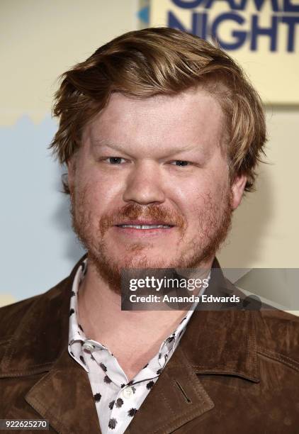 Actor Jesse Plemons arrives at New Line Cinema and Warner Bros. Pictures' "Game Night" Premiere at the TCL Chinese Theatre on February 21, 2018 in...