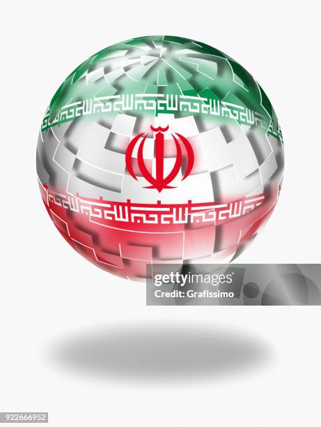iran button with iranian flag isolated on white - opal isolated stock illustrations