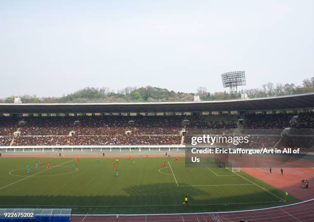 Pyongyang Football Kim Il Sung Stadium Photos and Premium High Res Pictures - Getty Images