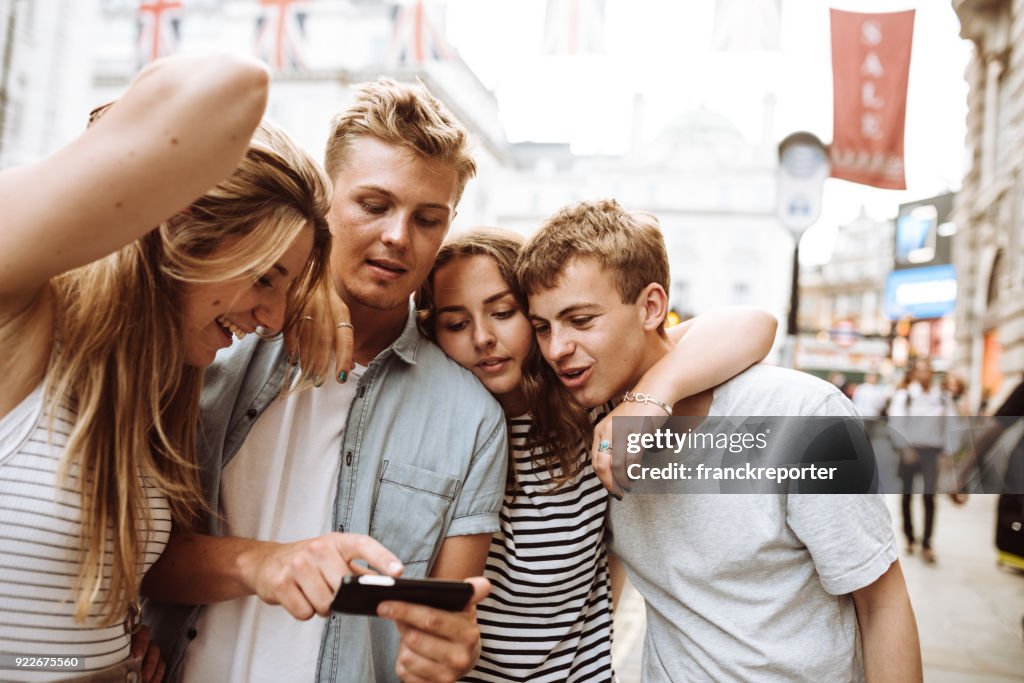 Happy hour in london and checking the phone