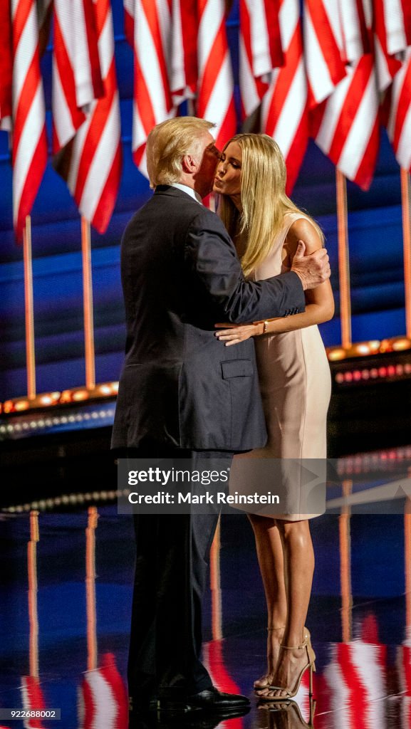 Donald & Ivanka Trump At RNC