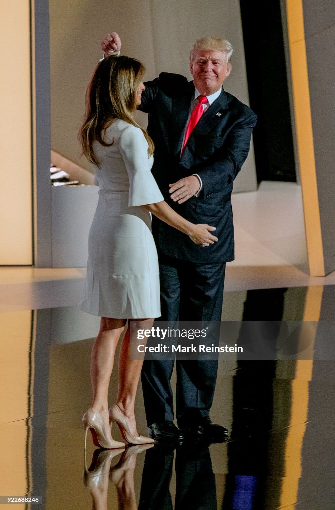 Melania & Donald Trump At RNC