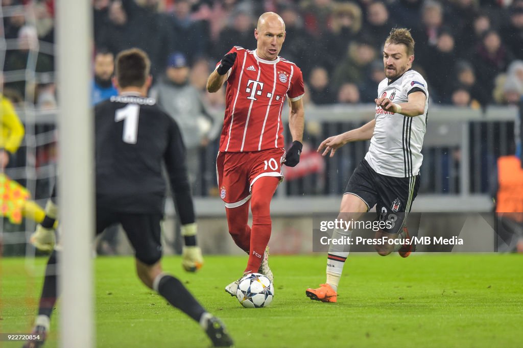 Bayern Muenchen v Besiktas - UEFA Champions League Round of 16: First Leg