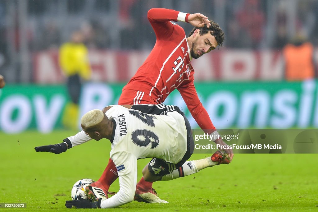 Bayern Muenchen v Besiktas - UEFA Champions League Round of 16: First Leg