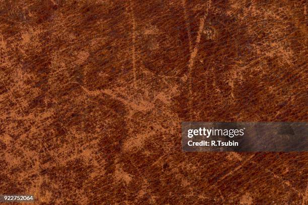 grunge and old leather texture - mottled skin stockfoto's en -beelden