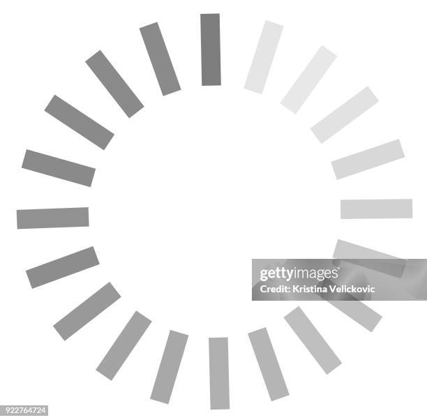 loading icon design - website loading stock illustrations
