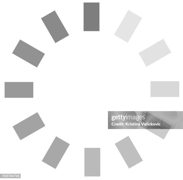loading icon design - website loading stock illustrations