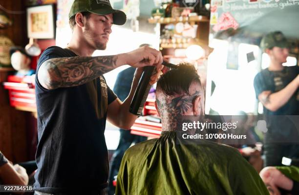 Baber Rait Barber Tattoo Photos and Premium High Res Pictures - Getty Images