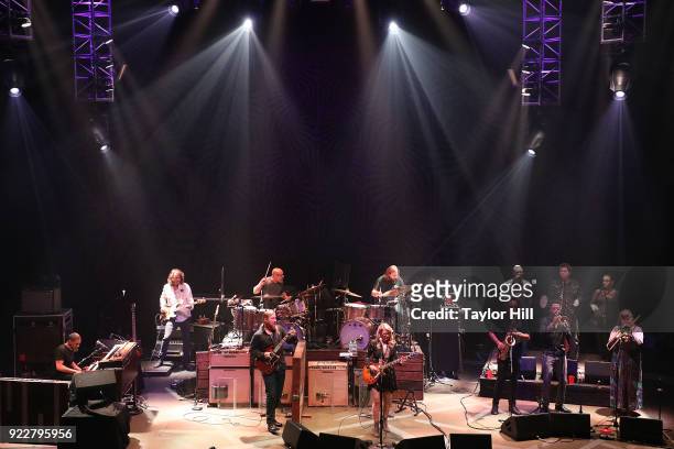 Derek Trucks, Susan Tedeschi, and the Tedeschi Trucks Band perform at The Capitol Theatre on February 21, 2018 in Pt Chester, New York.