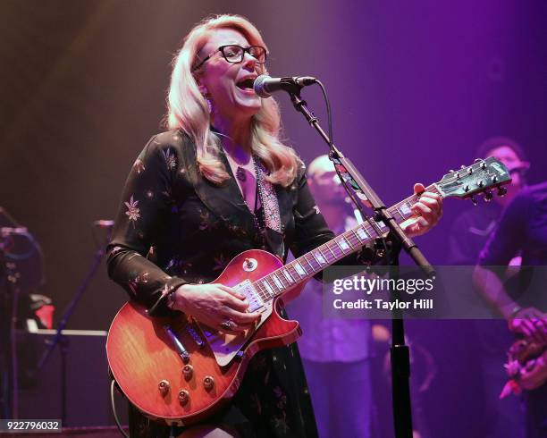 Susan Tedeschi of Tedeschi Trucks Band performs at The Capitol Theatre on February 21, 2018 in Pt Chester, New York.