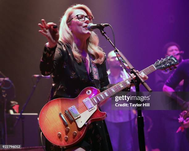 Susan Tedeschi of Tedeschi Trucks Band performs at The Capitol Theatre on February 21, 2018 in Pt Chester, New York.