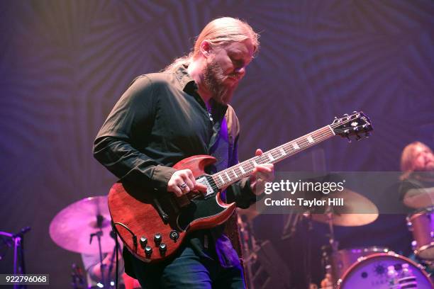 Derek Trucks of Tedeschi Trucks Band performs at The Capitol Theatre on February 21, 2018 in Pt Chester, New York.