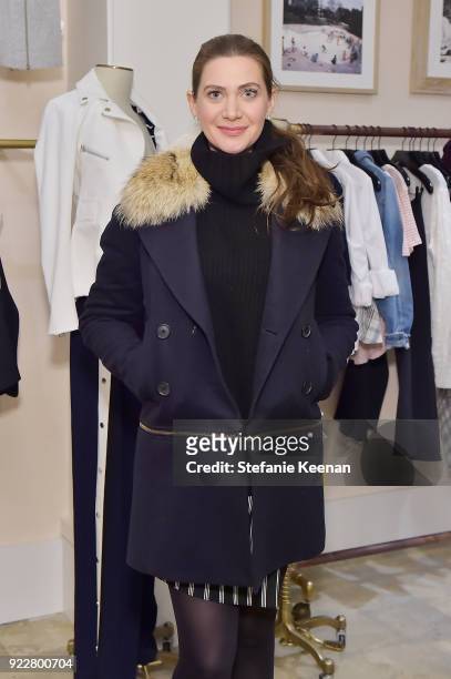 Rochelle Gores Fredston attends Veronica Beard LA Store Opening on February 21, 2018 in Los Angeles, California.