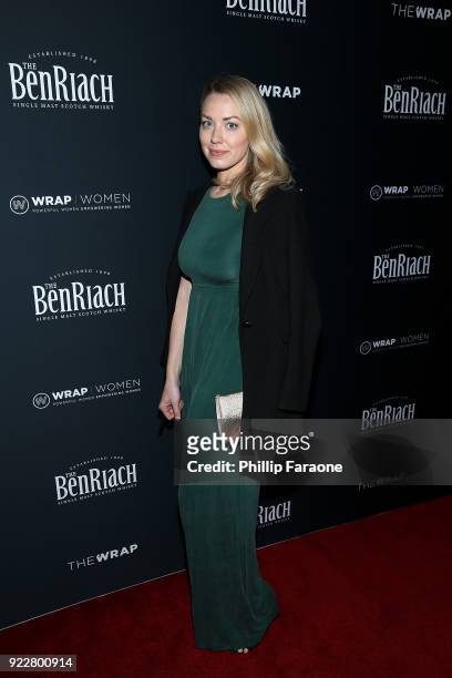 Sarah Lindsey attends TheWrap's 2018 Women, Whiskey and Wisdom Celebrating Women Oscar Nominees at Teddy's at The Hollywood Rooselvelt Hotel on...