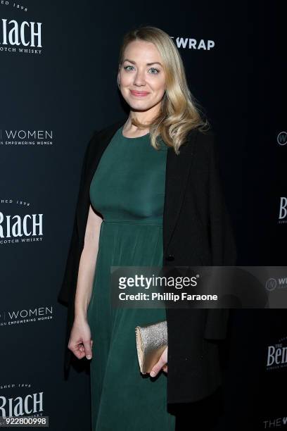 Sarah Lindsey attends TheWrap's 2018 Women, Whiskey and Wisdom Celebrating Women Oscar Nominees at Teddy's at The Hollywood Rooselvelt Hotel on...
